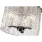 Z-Lite Glacier Flush Mount, 3-Light, 12.5 In.W x 12.5 In.L x 8 In.H, Matte Black/Clear 1943F12-MB - alternate 6